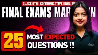 Class 9th - Communicative English - 25 Most Expected Questions 🔥 | Next Toppers
