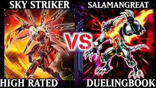 Sky Striker vs Salamangreat | High Rated | Dueling Book