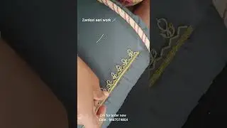Bridal Zardozi aari design @CJ GIRL #trendingvideo #trendingshort #youtubeshort #zardosidesign #🪡💪🏼🥰
