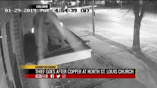 Copper thief targets north St. Louis church