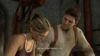 Uncharted Collection - Drake's Fortune Chap 17: Monsters Escape Action Sequence & Elena Cutscene