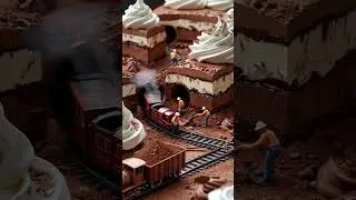 Экспресс до Какао-Сити уже в пути 🚂☕#ai  #viralvideo #trend
