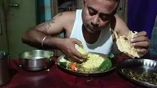 Today only veg,rice,banana flower, brinjal n soyabean,Neem pat fry boiled ladies finger #food