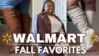 WALMART PLUS-SIZE HAUL | Affordable Fall Staples and BOOTS UNDER $50!