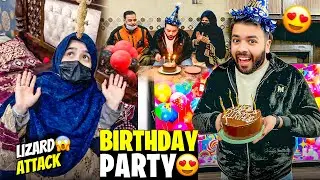 Birthday Par Lizard Ne Attack Kar Dia 😱 | Birthday Celebration 🎉 @KhizerChaudry 