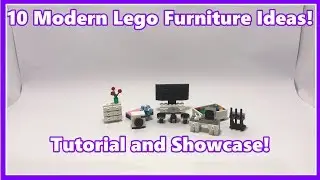 10 Modern Lego Furniture ideas! - Tutorial and Showcase
