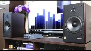 Microlab Solo 6c стереоакустики звуковой и бас-тест
