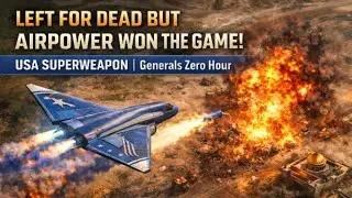 USA Superpower Air Strikes Saved the Game | Generals Zero Hour FFA Victory