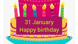 31st January Happy Birthday song || happy birthday on 31 Jan | #shorts