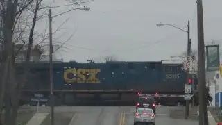 1/2/16 Sherwood, OH; First train of the new year flies by!!!