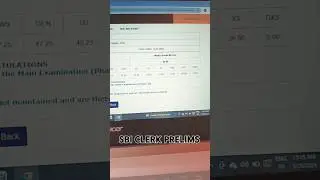 SBI CLERK PRELIMS 2025 Result out ‼️ selected or not 🚫 Marks obtained 🤦