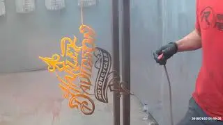 How to blend two colors.  - Powder coat two tone demo