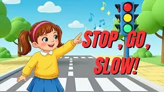 Stop Go Slow 🚦 | Traffic Light Song for Toddlers | Rayan&rsquo;s Tiny Tunes