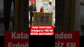 Katar Emiri Şeyh Al Thani'den Erdoğan'a: 