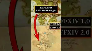 How did Lower La Noscea changed from 1.0?