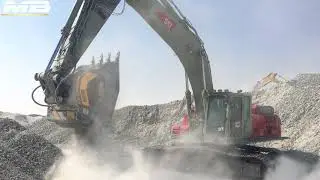 Crushing concrete in Kuwait with the BF120.4