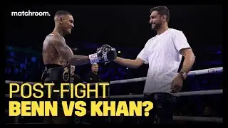 Conor Benn & Amir Khan discuss potential future fight after Van Heerden demolition