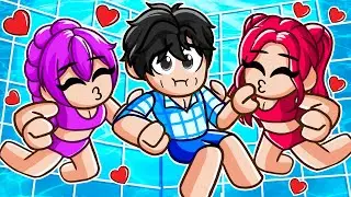 STUCK AT GIRLS ONLY POOL PARTY WITH MY CRUSH?!