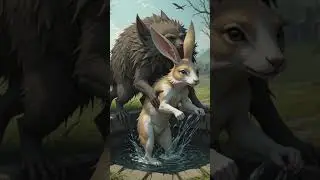 Clever Rabbit Tricks the Greedy Wolf! | Funny Story for Kids