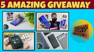 #Giveaway #TFSG01 #oneplus8pro #SamsungGalaxyM11 #SamsungGalaxyA31 #pTronBuds Giveaway Updates