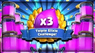 NEW ELIXIR CHALLENGE - 250,000 GOLD - LIVE!! - Clash Royale Triple Elixir Challenge