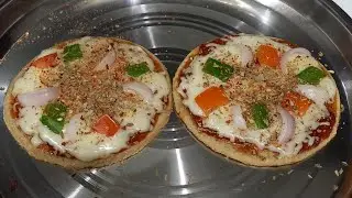 ભાખરી પીઝા હેલ્ધી અને સરળ રીતે ઘરે જ બનાવો | Make Easy And Tasty & Healthy Bhakhri Pizza Recipe