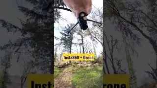 Insta360 + Drone #insta360 #DJI #360camera