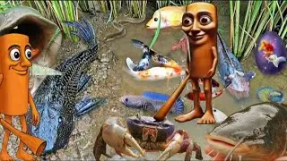 WAAAOOO TUNG TUNG SAHUR MENCARI MENANGKAP BANYAK IKAN HIAS WARNA WARNI  DAN MENEMUKAN BANYAK MAENAN