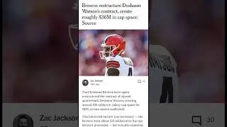 Deshaun Watson contract restructured