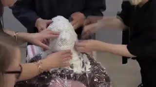 SBCC's theater class casts students' faces in plaster