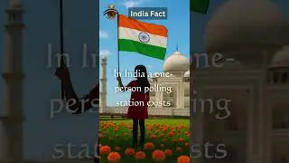 🗳️ 1 Voter, 1 Booth! #india #electionfacts #verifiedfacts #vote
