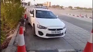 Left side parking - Gulf driving institute - kuwait #kuwait #kuwaitdriver #gulf