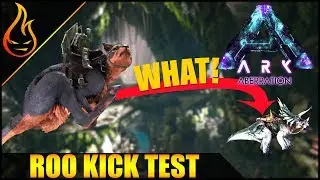 ARK Survival Evolved TLC Pass Kangaroo / Procoptodon Kick Test