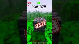Airz breaking bedrock is a fake video