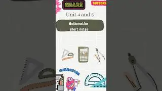 Mathematics unit 4 and 5 notes btech cse core #college #engineering #btech #1st year of college