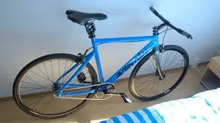 Mein neues, blaues Fahrrad Singlespeed build Aufbau