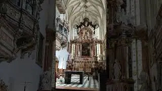 Inside the Cathedral of St. Egidio #respect #architecture #history #travel #europe #graz #shorts