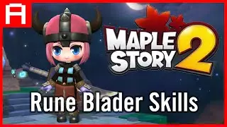 Ayumilove MapleStory2 Rune Blader Skills (2016) + (Fire, Ice, Lightning)