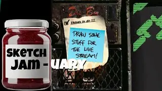 Sketch Jam-uary: Fallout Drawing 