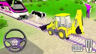JCB Beckhone Loader Driving Simulator#3 - Bus Simulator Indonesia Mod - Android Gameplay
