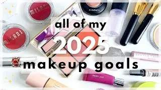 MY MAKEUP GOALS FOR 2025 - Planning the Upcoming Year, Overall Collection Size & Decluttering Plans