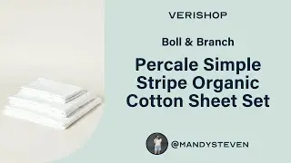 Boll & Branch Percale Simple Stripe Organic Cotton Sheet Set Review