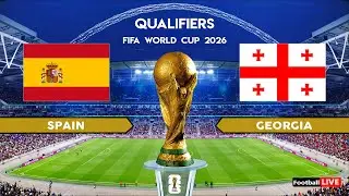 SPAIN vs GEORGIA - FIFA World Cup 2026 Qualifiers | Full Match All Goals | Simulation PES