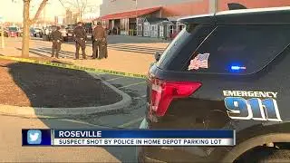 Suspect injured in police-involved shooting at Roseville Home Depot