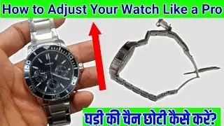 Remove Watch Links with Thumb Tacks | Timex Watch Resize at Home &ndash; No Tools Needed!
