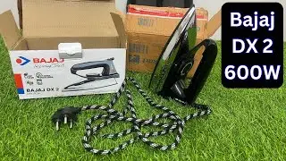 BAJAJ DX 2 600 W Dry Iron Black Unboxing & Review  | Best Iron For Clothes