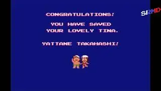 Bootleg Game Endings ~ Adventure Mario (Takahashi Meijin no Bouken Jima hack)