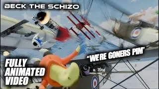 Charlie and Phineas help Snoopy smile by hunting the Red Baron