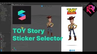 Meta Spark Studio AR Sticker Selector