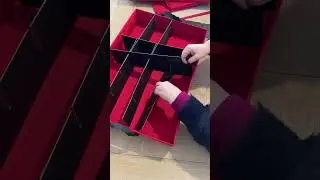 How to put together our Ornament Storage Box